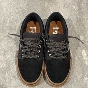 Black Vans Mens Skateboard Pro Shoes 7.5